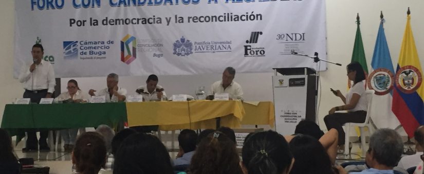 Foro con candidatos a la Alcaldía de Trujillo (Valle)