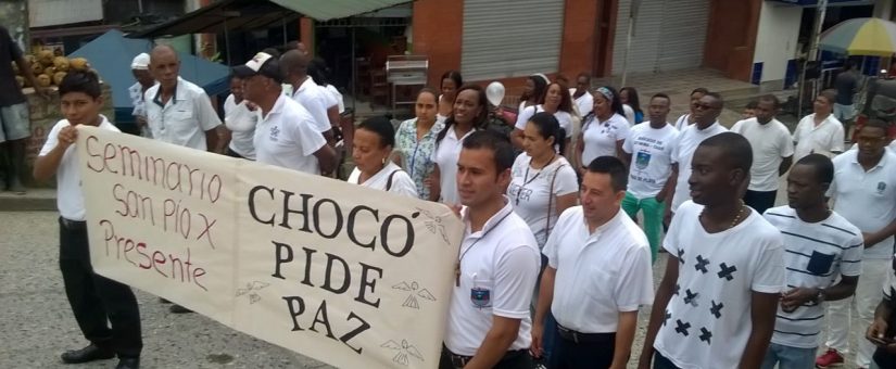 Diócesis de Istmina apoyó multitudinaria marcha por la paz